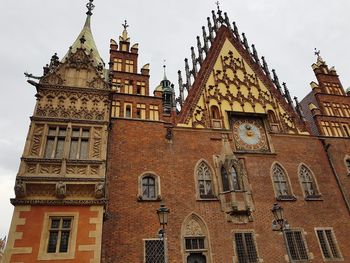 Low angle view of cathedral against sky