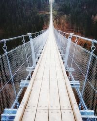 Footbridge over trees