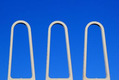 Low angle view of blue sky