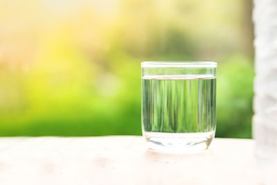 Close-up of drink on table