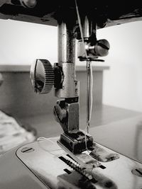 Close-up of machine