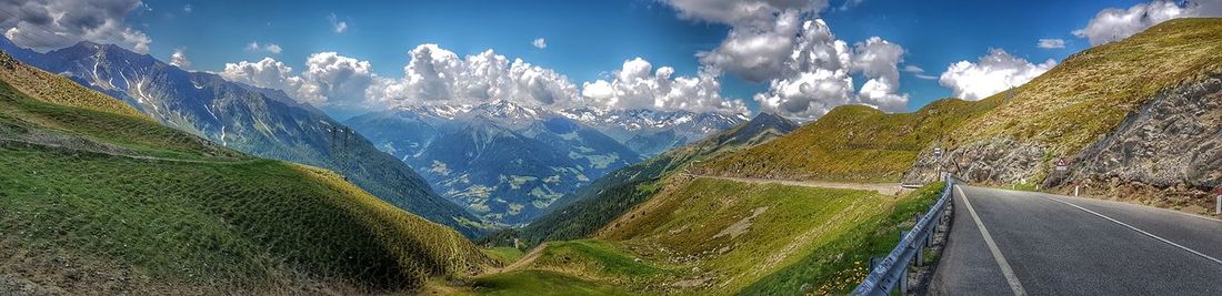 Panoramic view of landscape against sky