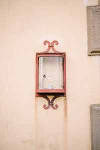 Close-up of heart shape on wall