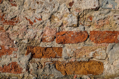 Full frame shot of weathered wall