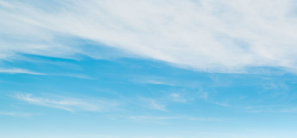 Low angle view of clouds in sky