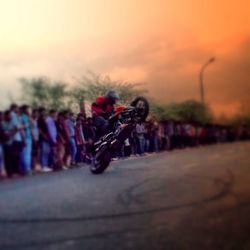 Close-up of car against sky