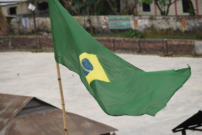 Close-up of a flag