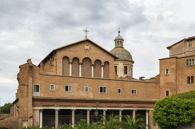 Low angle view of building against sky