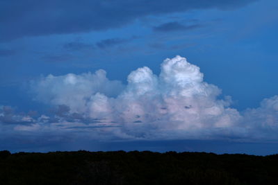 Low angle view of clouds in sky