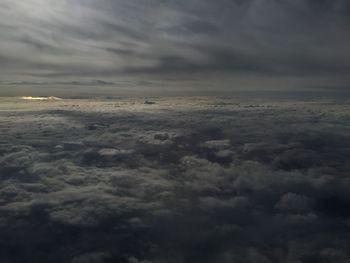 Scenic view of cloudy sky