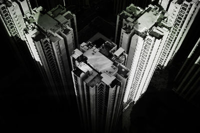 high angle view