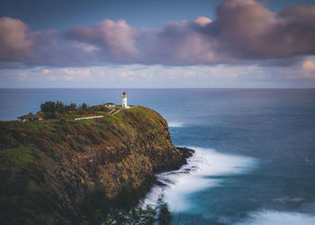 Kilauea lighthouse in the morning, hawaii, kauai
