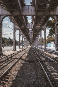 View of railroad tracks