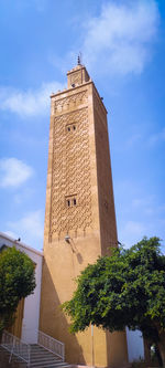 Low angle view of historical building against sky
