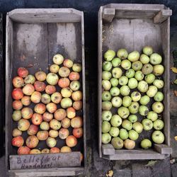 Fruits for sale at market stall