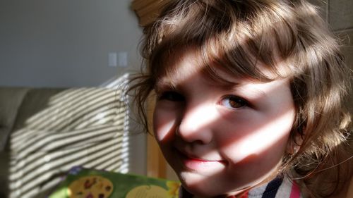 Portrait of young woman