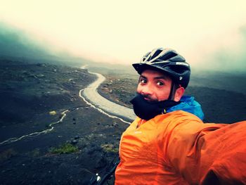 Portrait of young woman