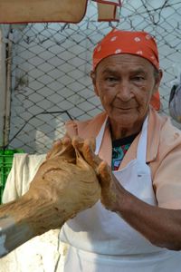 Portrait of woman working