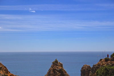 Panoramic view of sea against sky