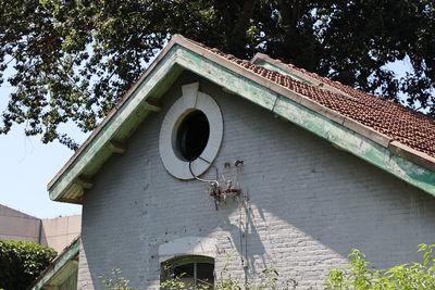 Low angle view of old building