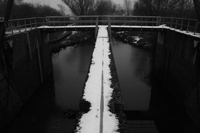 Reflection of clouds in water