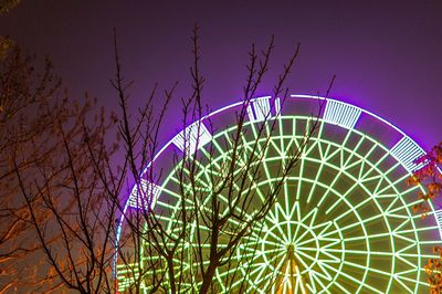 Low angle view of ferris wheel