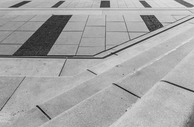 Close-up high angle view of paving stone