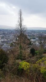 Scenic view of cityscape against sky