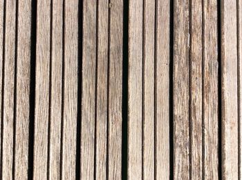 Full frame shot of wooden planks