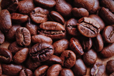 Full frame shot of coffee beans