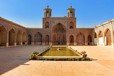 Nasir-al molk mosque known as pink mosque