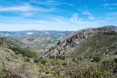 Panoramic view of landscape against sky