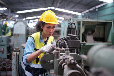 Man working in factory