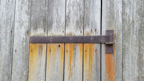 Full frame shot of wooden door