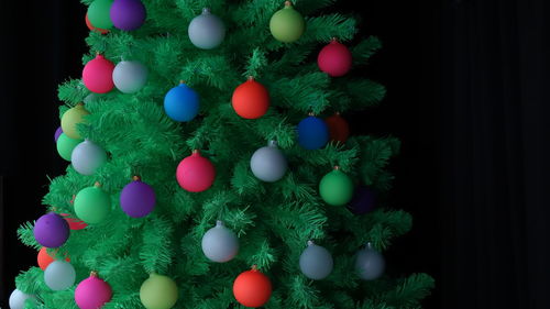 Close-up of christmas tree