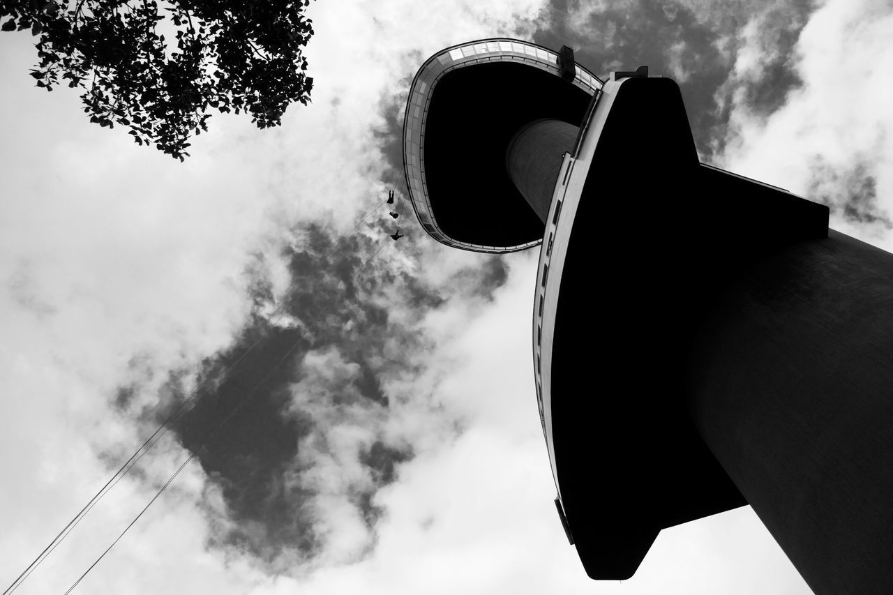 LOW ANGLE VIEW OF ANTENNA AGAINST SKY