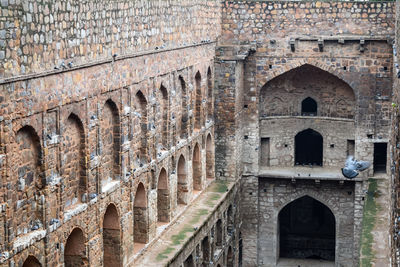 Agrasen ki baoli step well situated in the middle of connaught placed new delhi india, old ancient