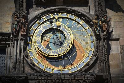 Low angle view of clock tower