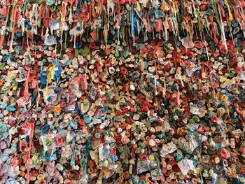 Full frame shot of multi colored decorations