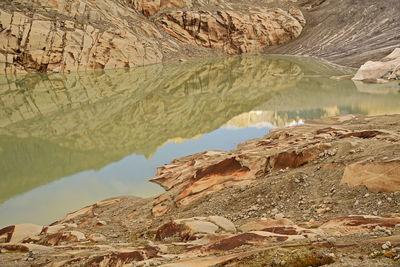 Scenic view of lake