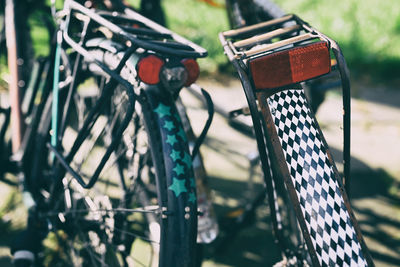 Close-up of bicycle