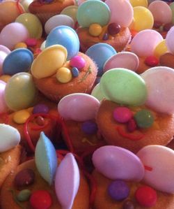 Full frame shot of colorful balls