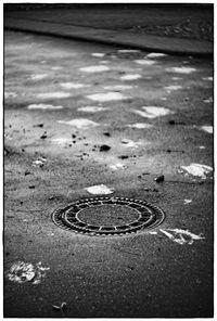 Close-up of sand on beach