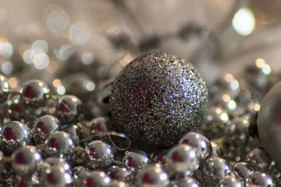 Close-up of christmas decoration