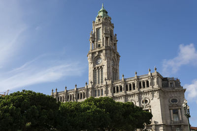 Low angle view of historical building against sky