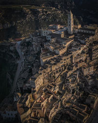 High angle view of townscape