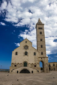 Low angle view of historical building against sky