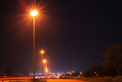 The atmosphere on the highway at night, colorful car lights