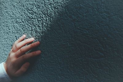 Close-up of human hand