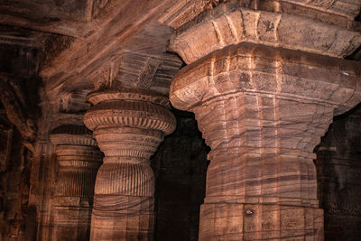 Low angle view of historical building